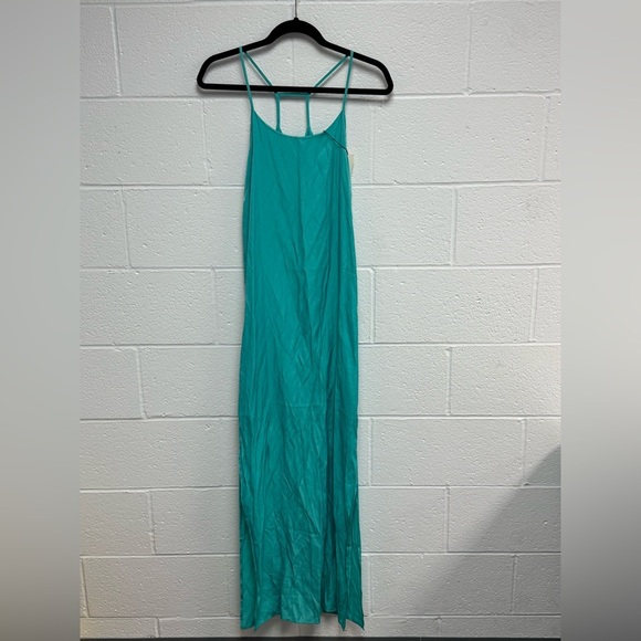State of Being Dresses & Skirts - Blue Slip Halter Dress for Casual Resort Wear